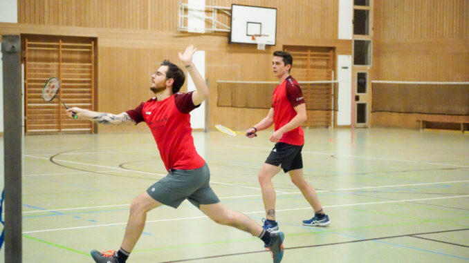 Fabio Schlindwein und Florian Maibach im 2. Herreneinzel